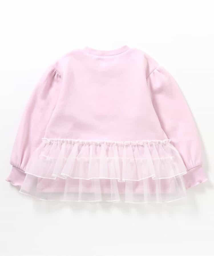 內層搖粒絨荷葉邊裝飾衛衣