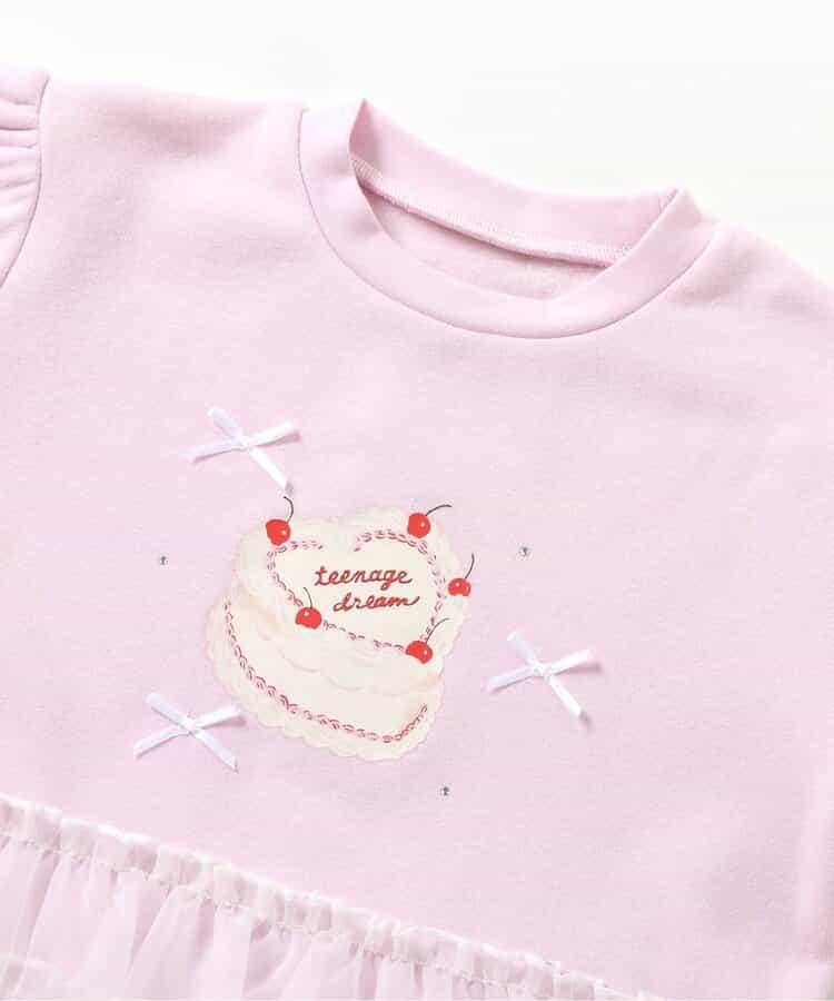 內層搖粒絨荷葉邊裝飾衛衣