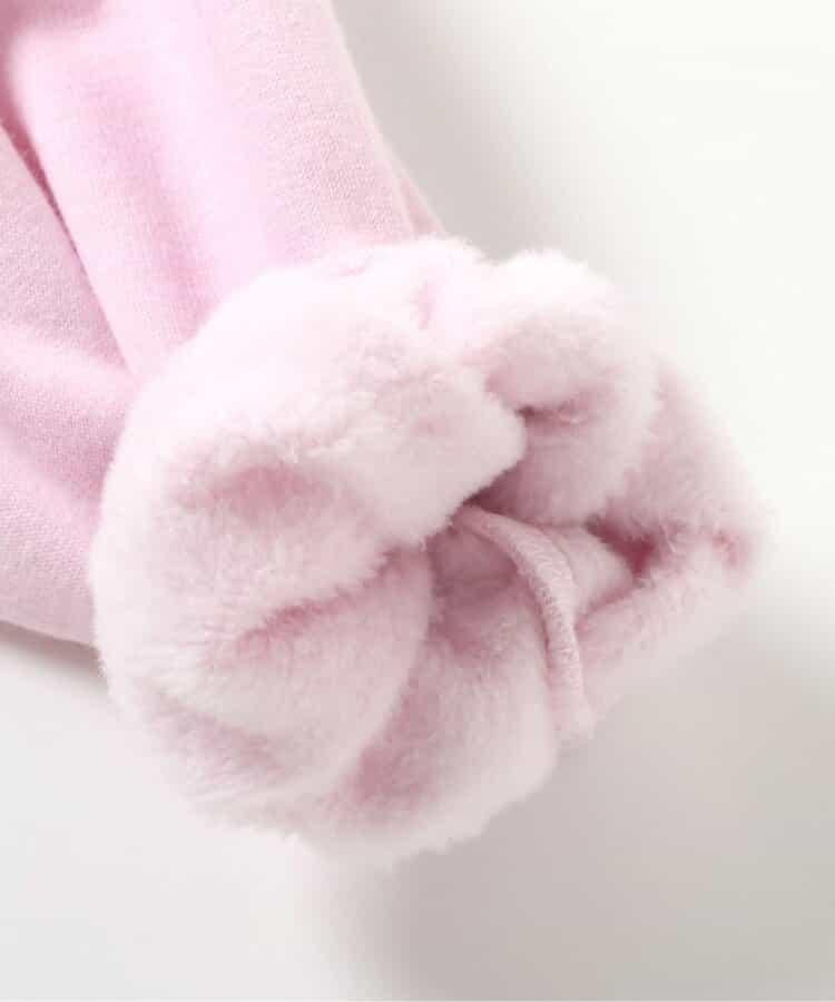 內層搖粒絨荷葉邊裝飾衛衣