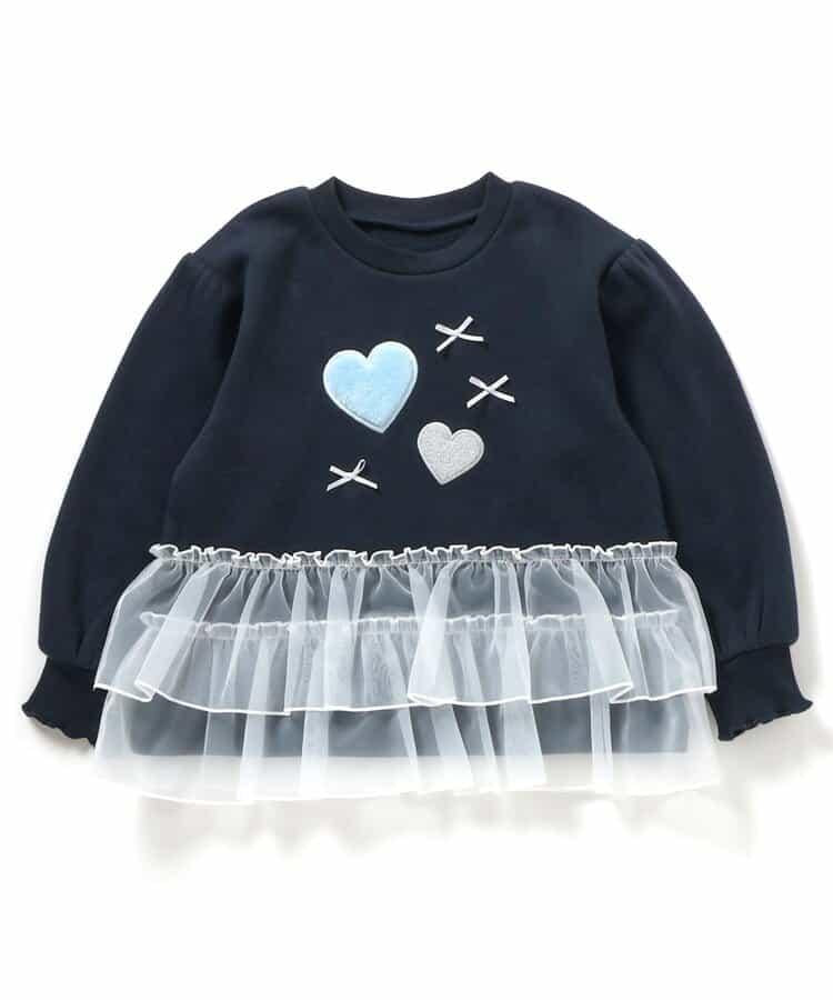 內層搖粒絨荷葉邊裝飾衛衣