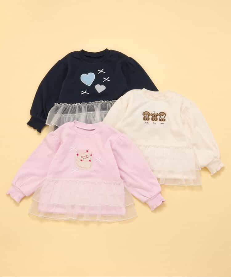 內層搖粒絨荷葉邊裝飾衛衣