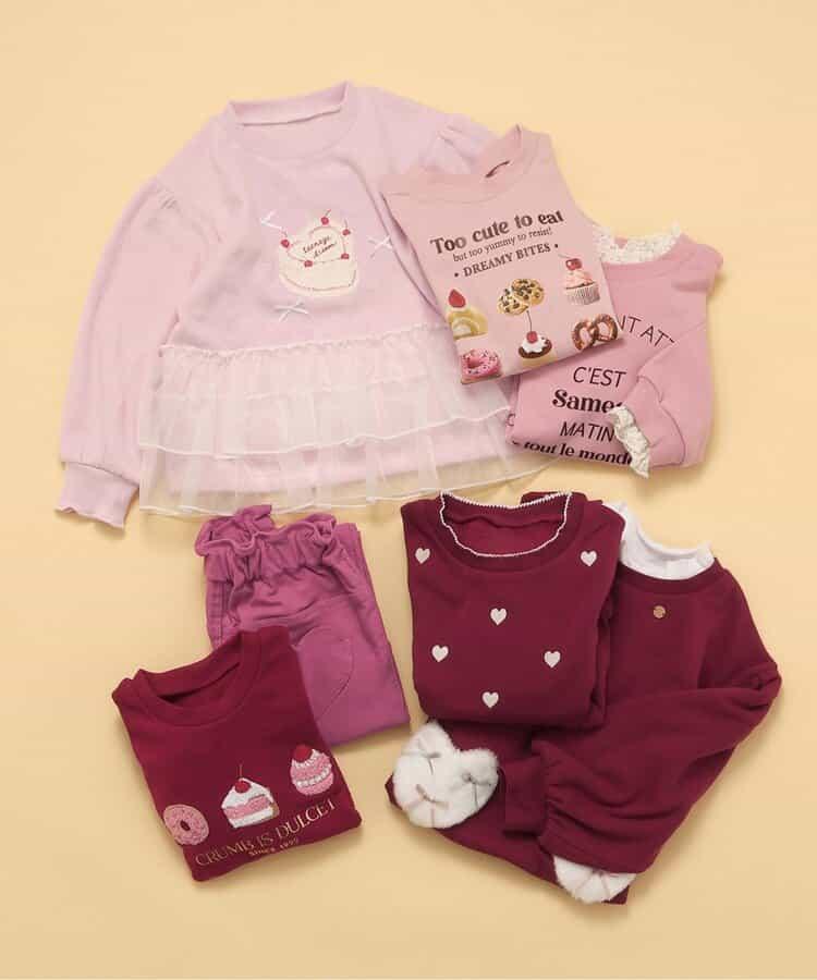 內層搖粒絨荷葉邊裝飾衛衣