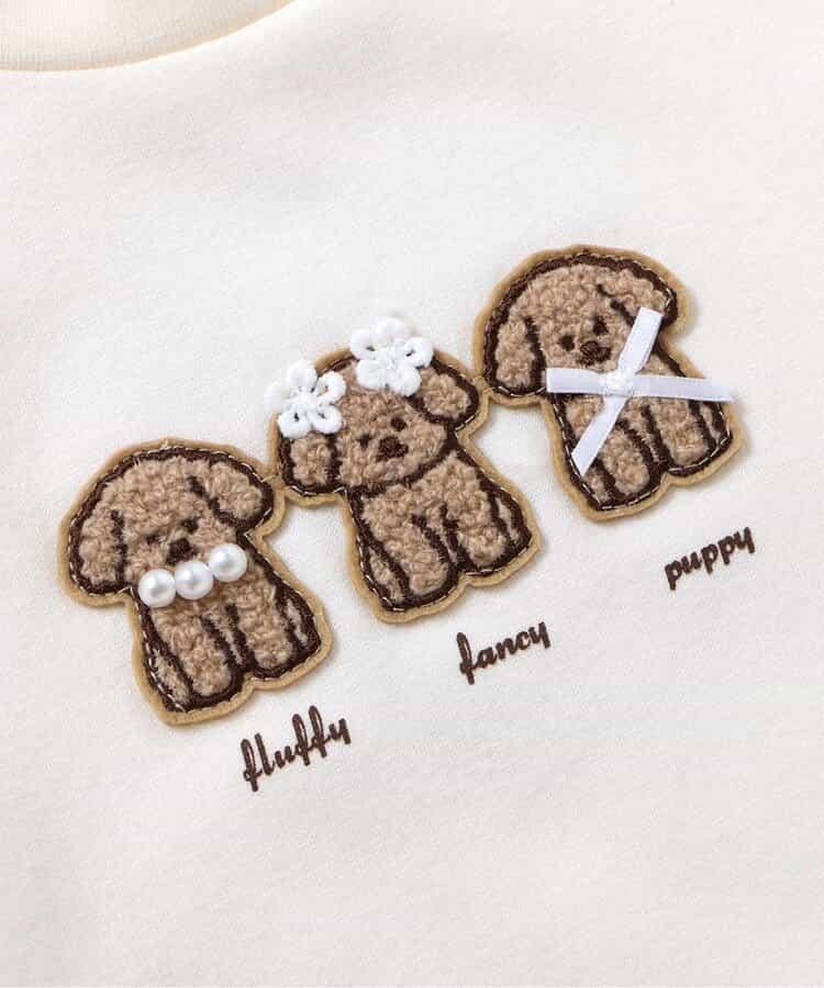 內層搖粒絨荷葉邊裝飾衛衣