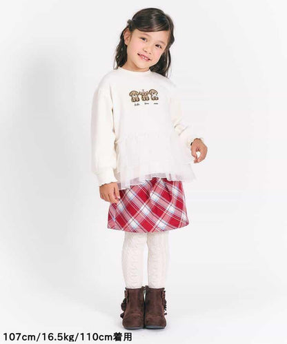 內層搖粒絨荷葉邊裝飾衛衣