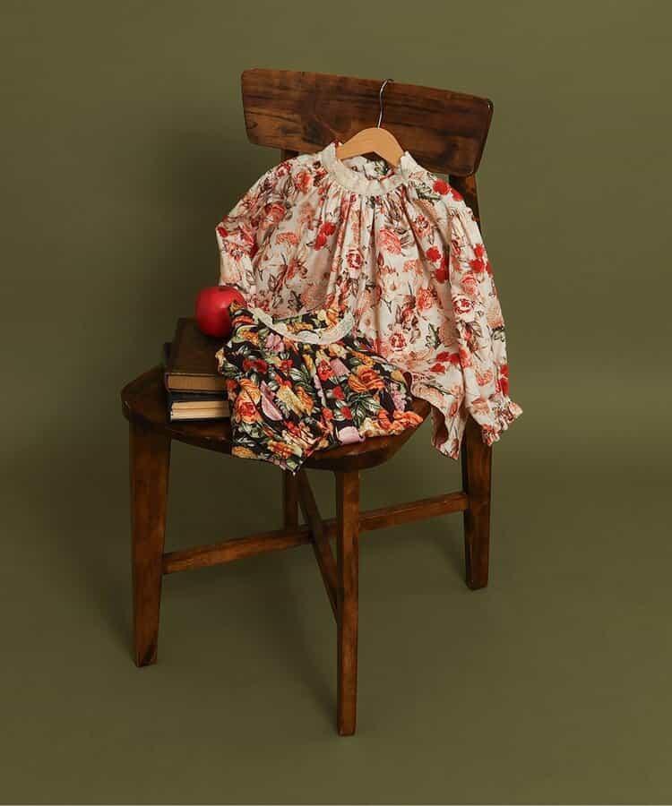 莫里納爾上衣長袖襯衫_120_140【青少年】