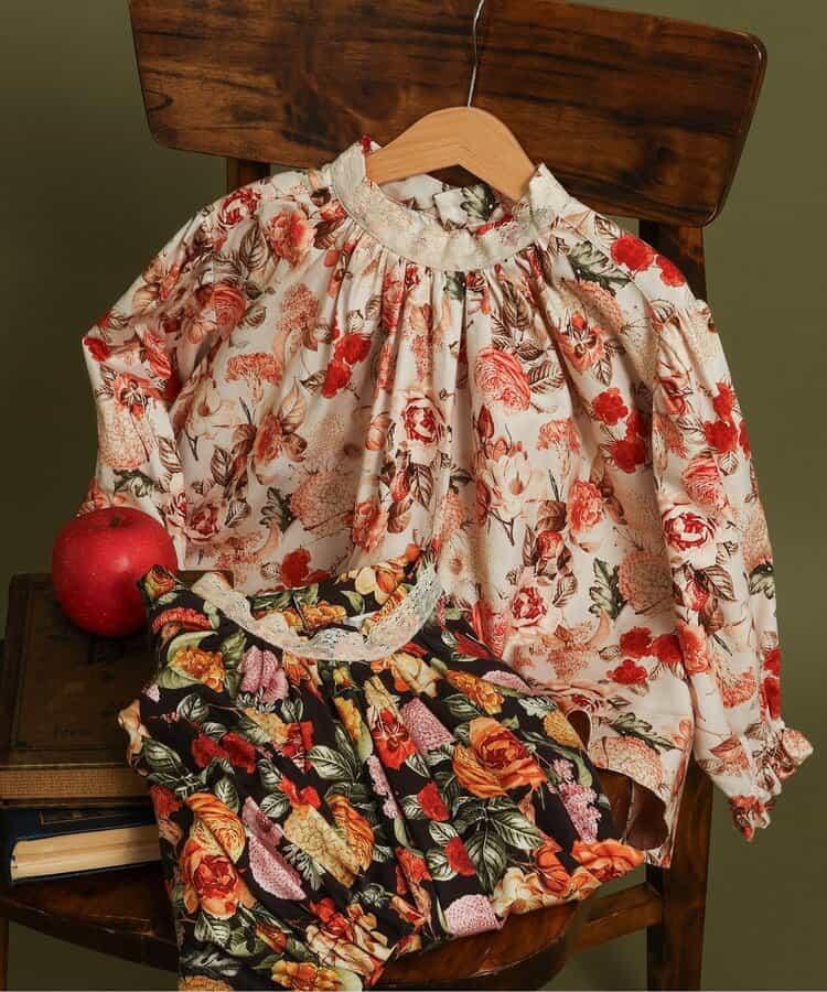 莫里納爾上衣長袖襯衫_120_140【青少年】