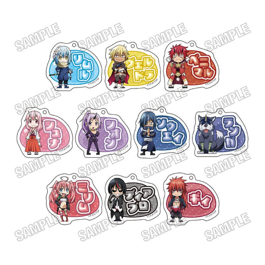 《關於我轉生變成史萊姆這檔事》亞克力掛件收藏【全套BOX／10個裝】