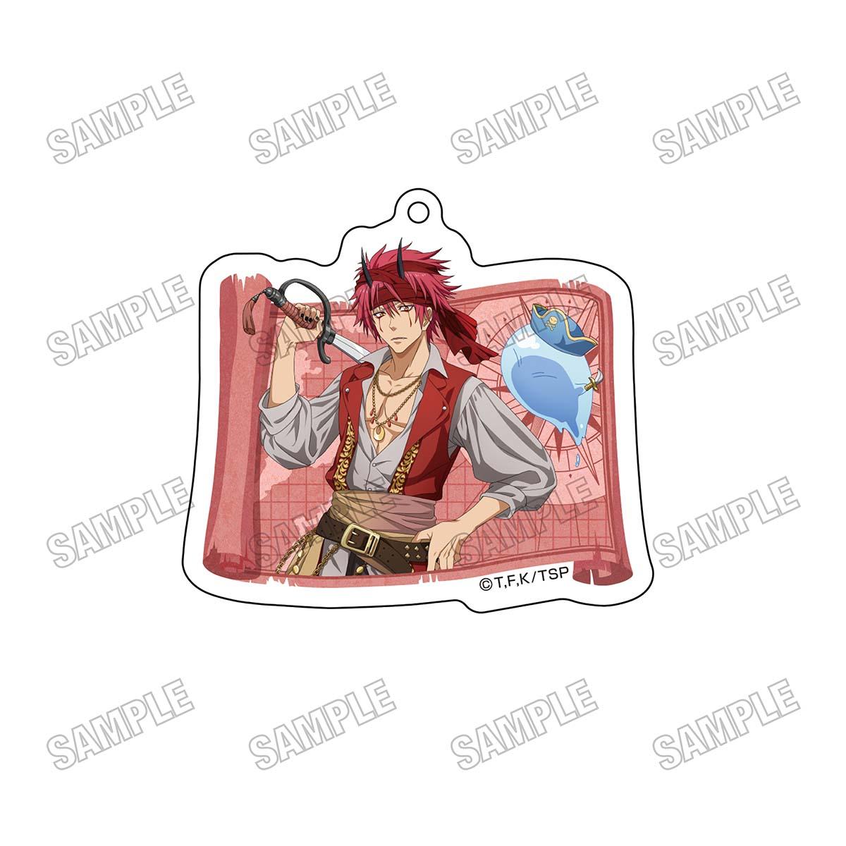 《關於我轉生變成史萊姆這檔事》原創插畫亞克力鑰匙扣【海盜版】③紅丸