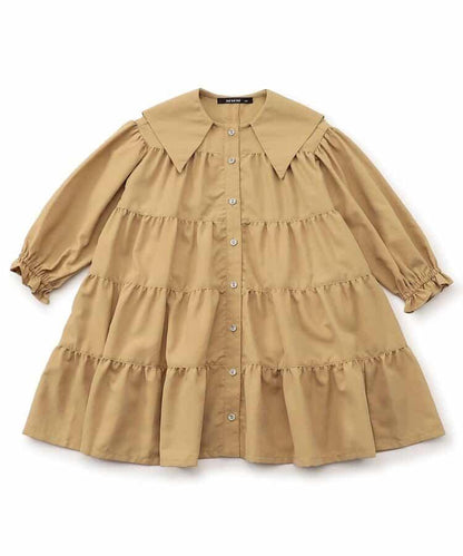 羅紋外套連衣裙_80_110【兒童】