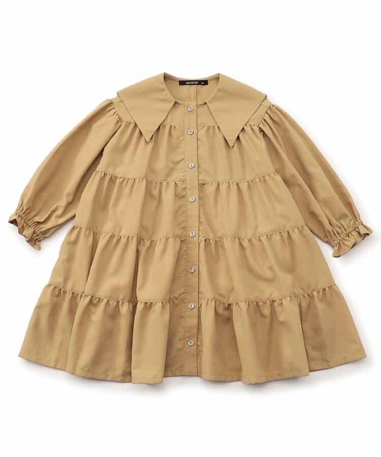 羅紋外套連衣裙_80_110【兒童】