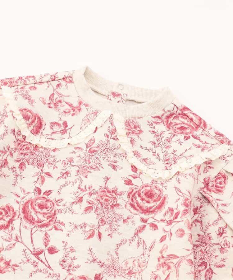 荷葉邊長袖T恤_120_140【青少年】