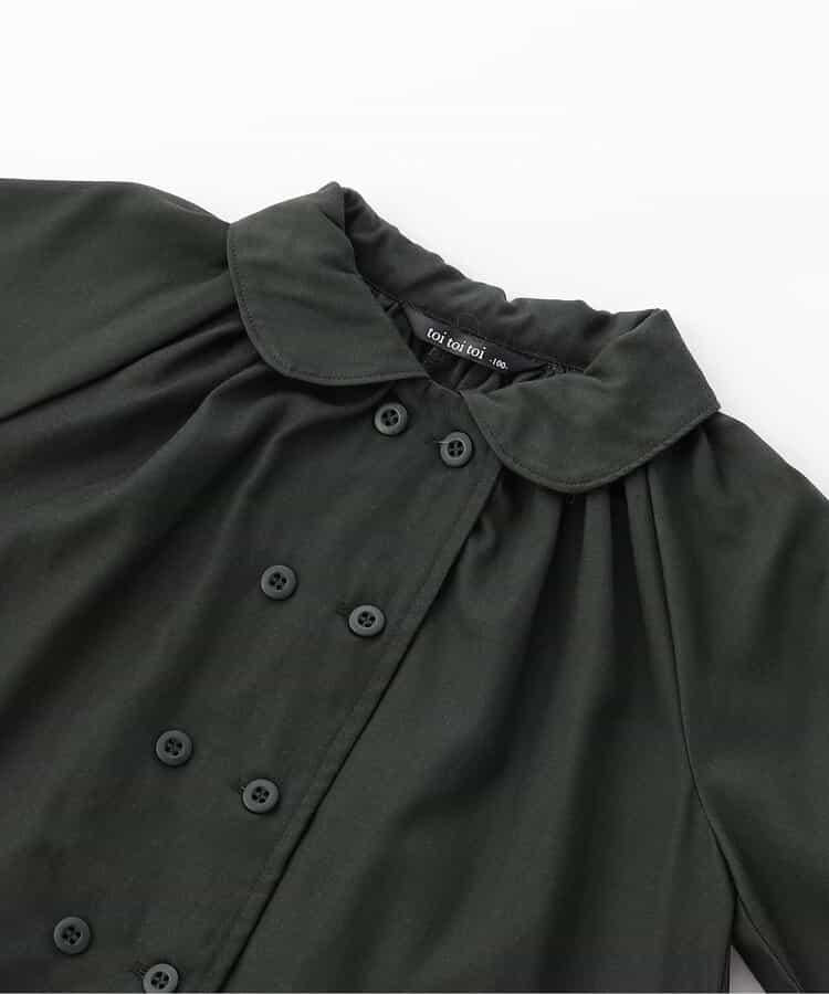 繭型大衣連衣裙_120_140【青少年】