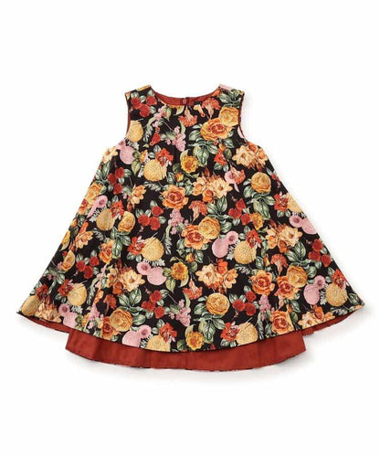 榛子巧克力豹紋連衣裙_120_140【青少年】