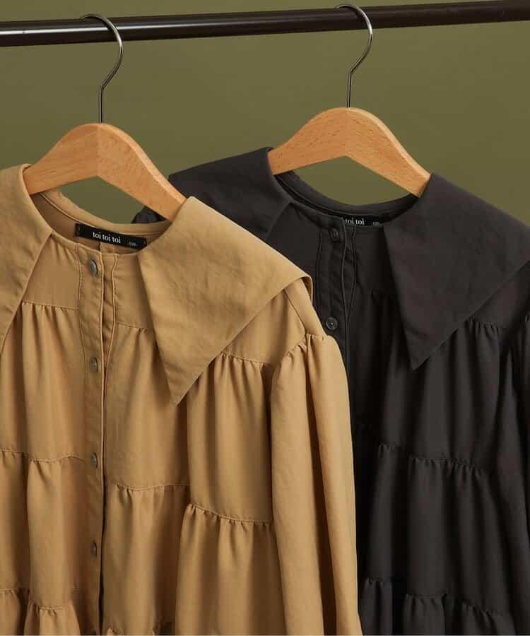 羅紋外套連衣裙_120_140【青少年】