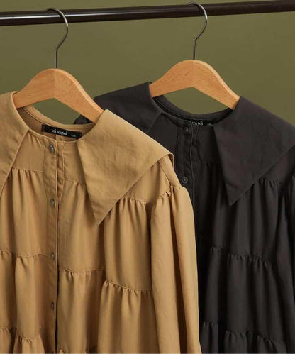 羅紋外套連衣裙_80_110【兒童】