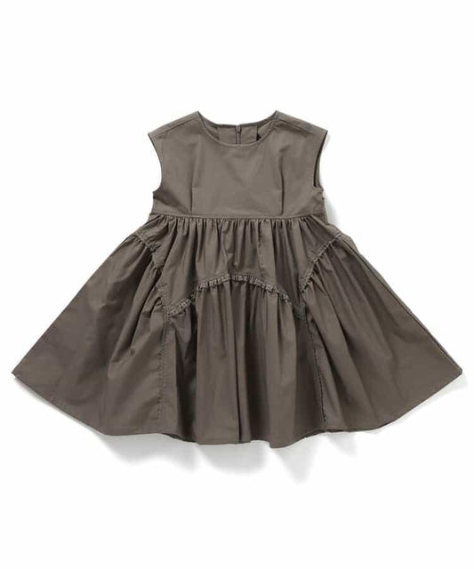 【兒童】豹紋連衣裙