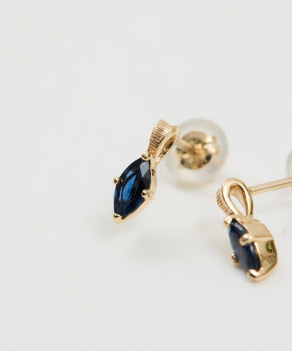 藍寶石耳釘