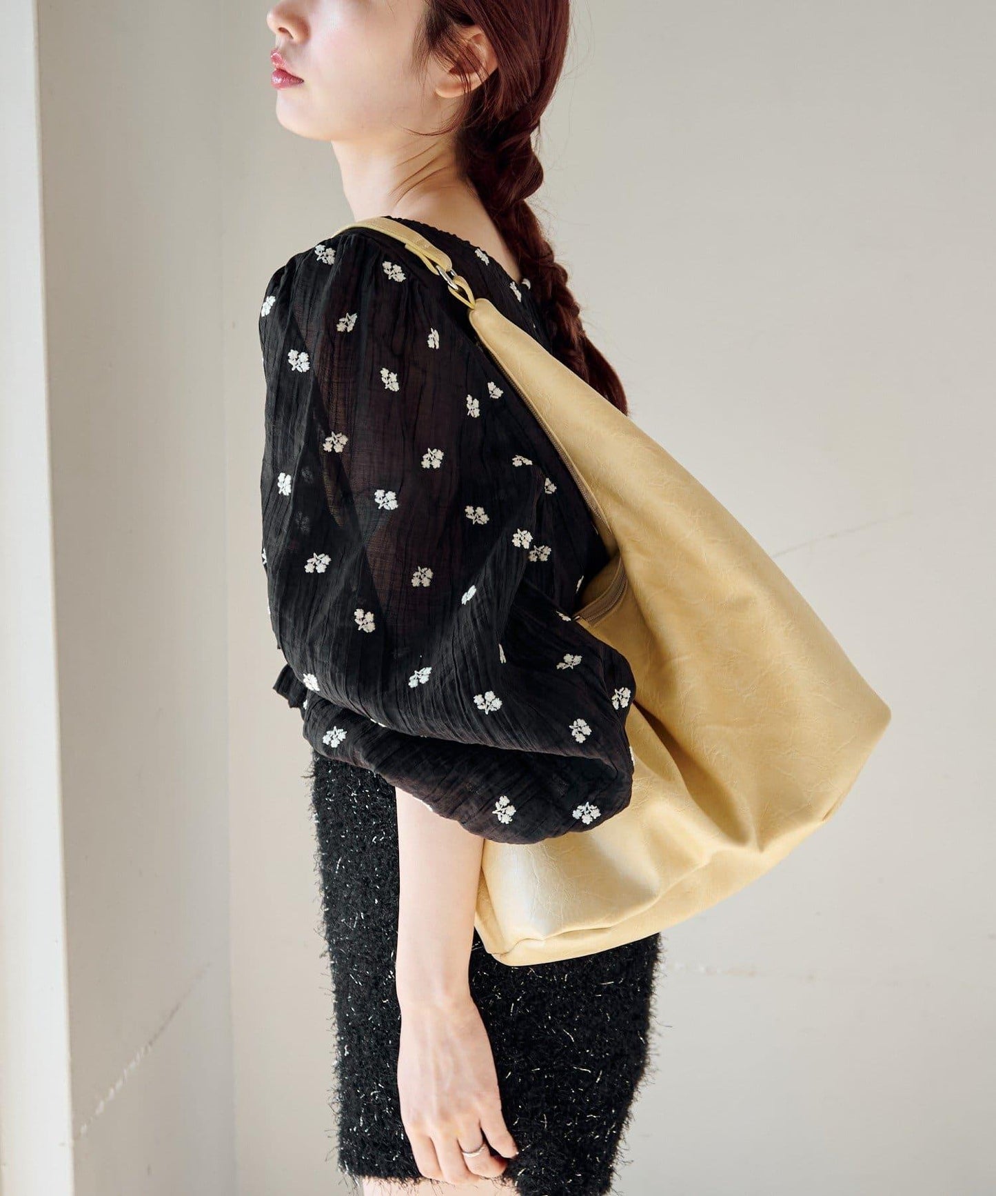 多色單手柄中號包