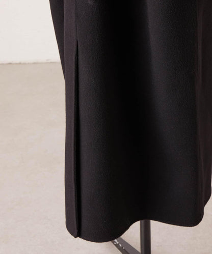 《RRACE》披肩領長款大衣