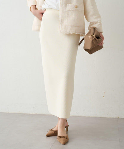 順滑針織修身半身裙