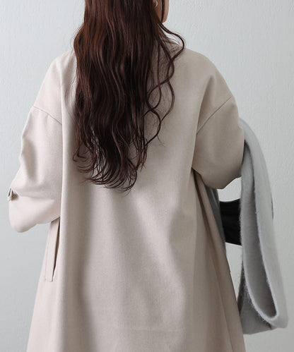 莫薩輕質雙面長款大衣