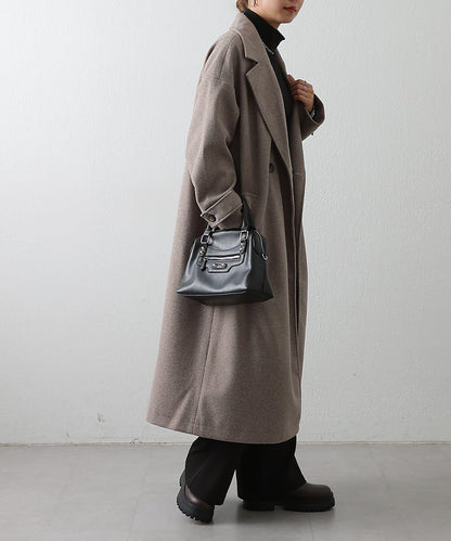 莫薩輕質雙面長款大衣