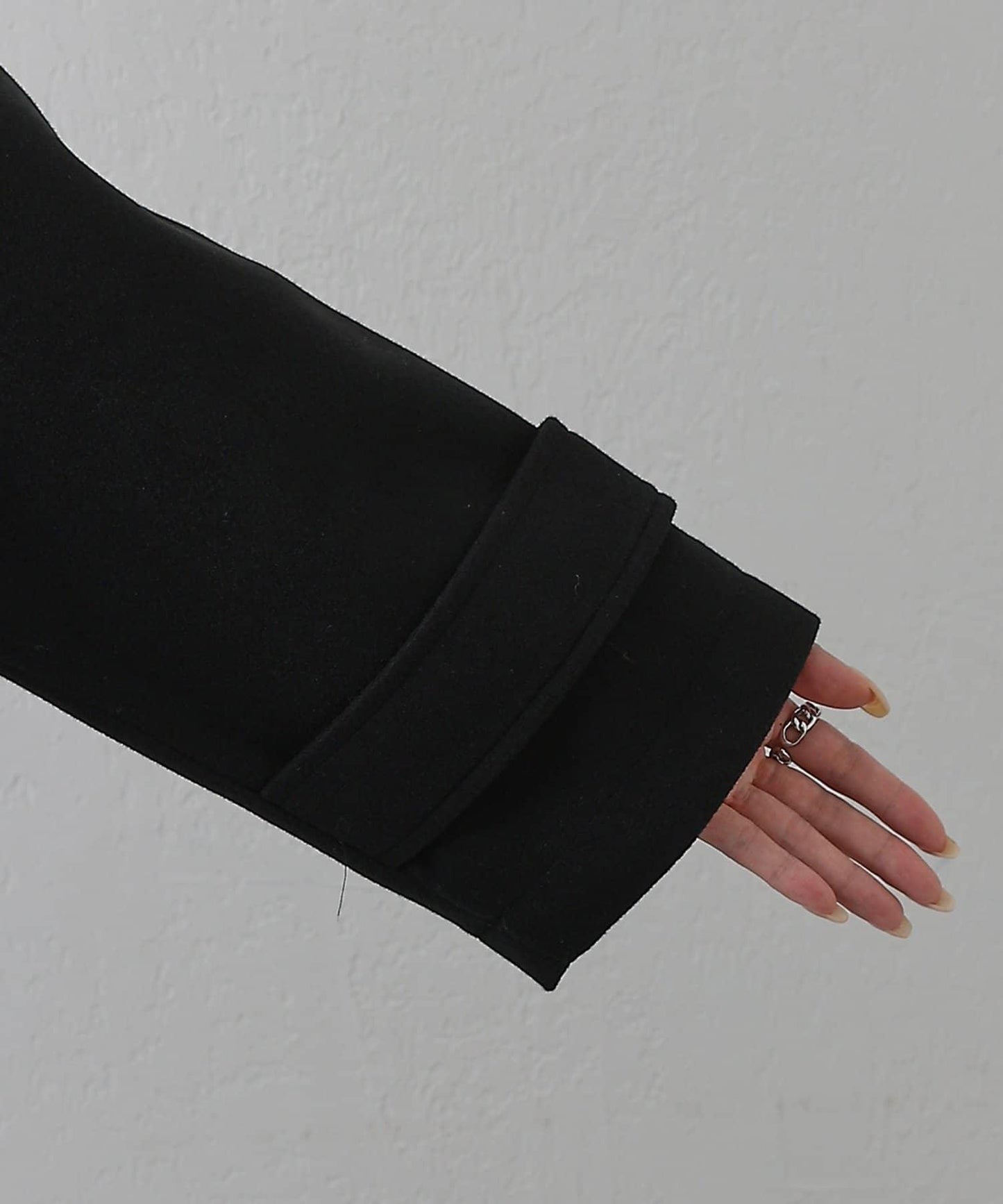 莫薩輕質雙面長款大衣