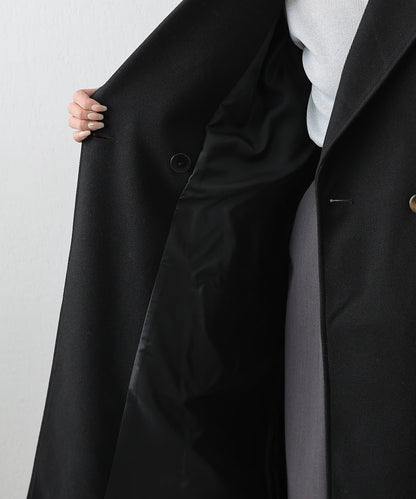 莫薩輕質雙面長款大衣