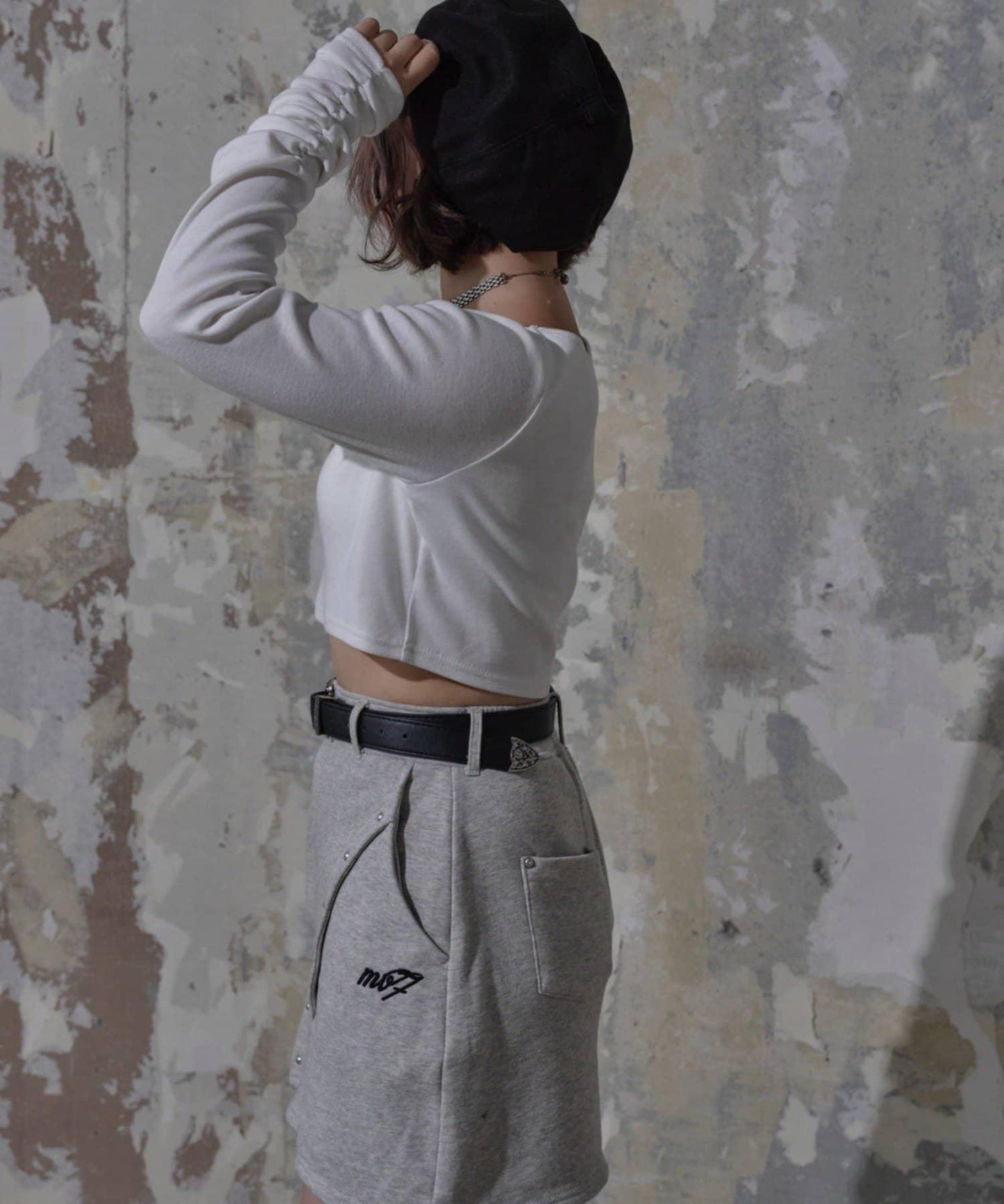 【Mavie..7】帶胸墊內搭長袖T恤