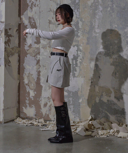 【Mavie..7】帶胸墊內搭長袖T恤