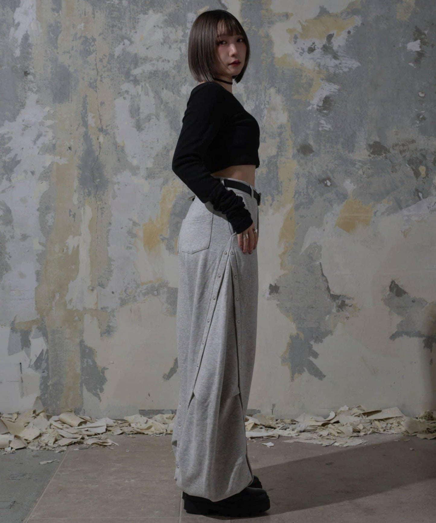 【Mavie..7】帶胸墊內搭長袖T恤