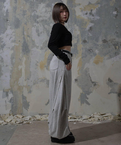 【Mavie..7】帶胸墊內搭長袖T恤