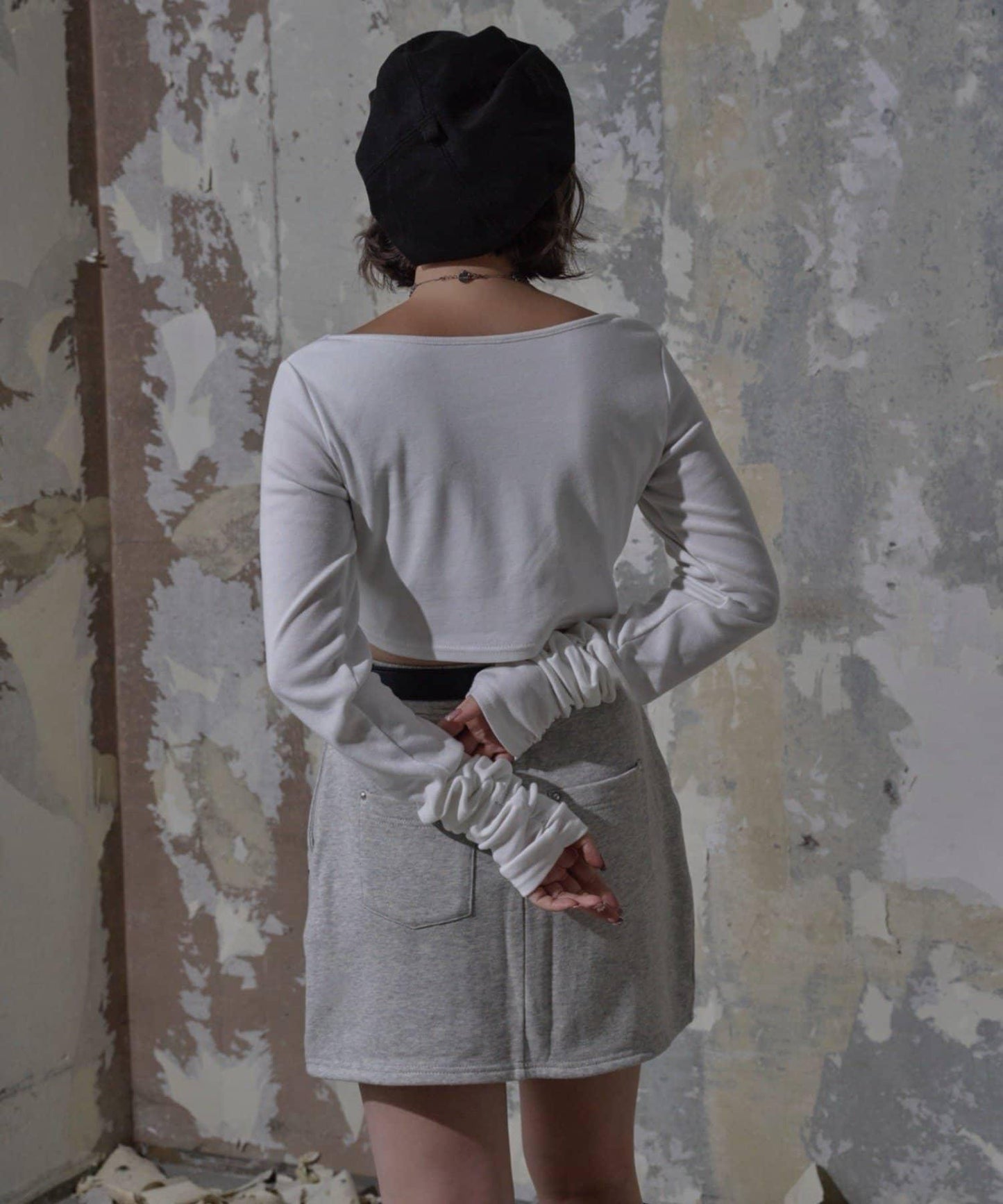 【Mavie..7】帶胸墊內搭長袖T恤