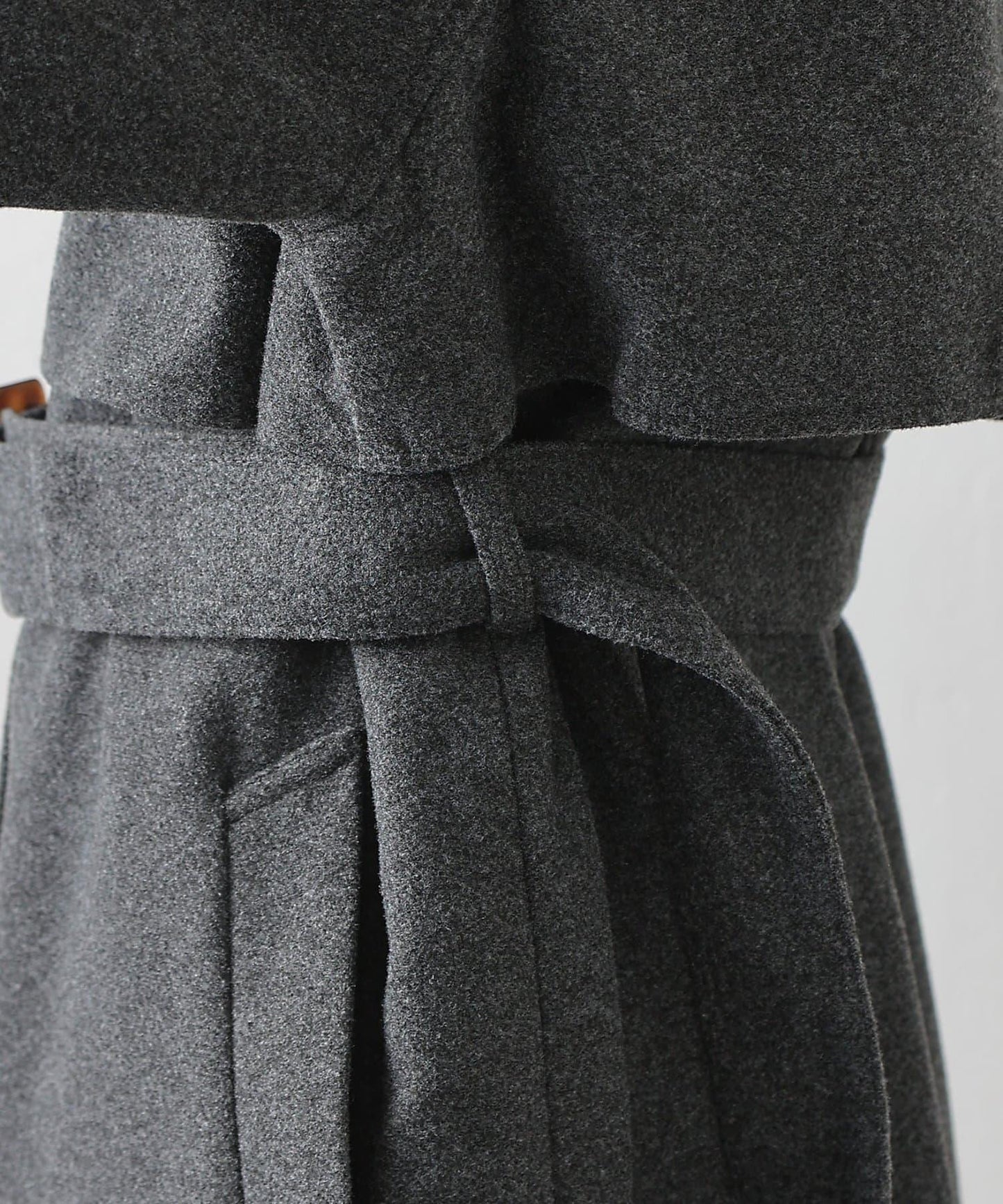 2WAY翻領單排扣長款大衣