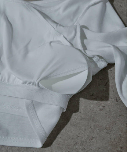 【Mavie..7】帶胸墊內搭長袖T恤