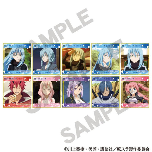 《關於我轉生變成史萊姆這檔事》 迷你色紙 盲盒套裝【全套BOX／10個裝】