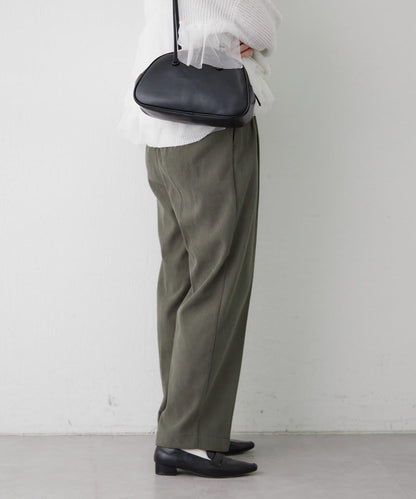 內加絨燈芯絨褶皺長褲