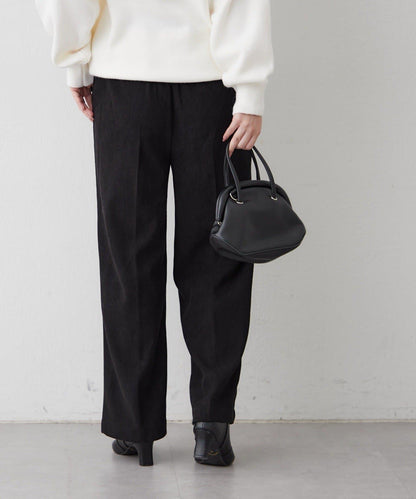 內加絨燈芯絨褶皺長褲