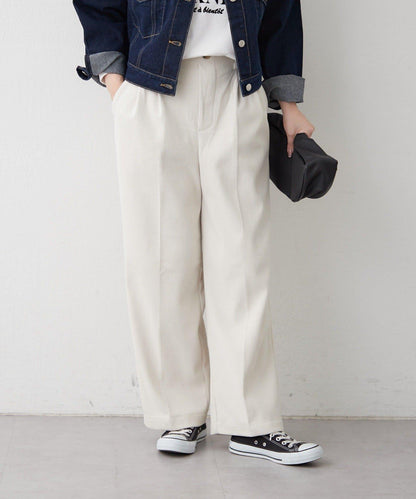 內加絨燈芯絨褶皺長褲