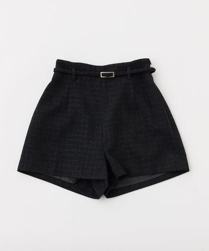 【可成套搭配】附馬甲粗花呢短褲