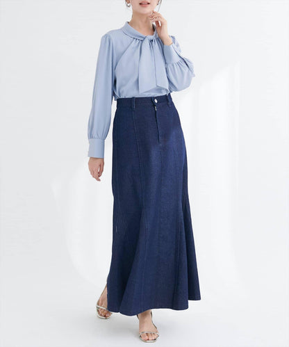 美人魚牛仔半身裙