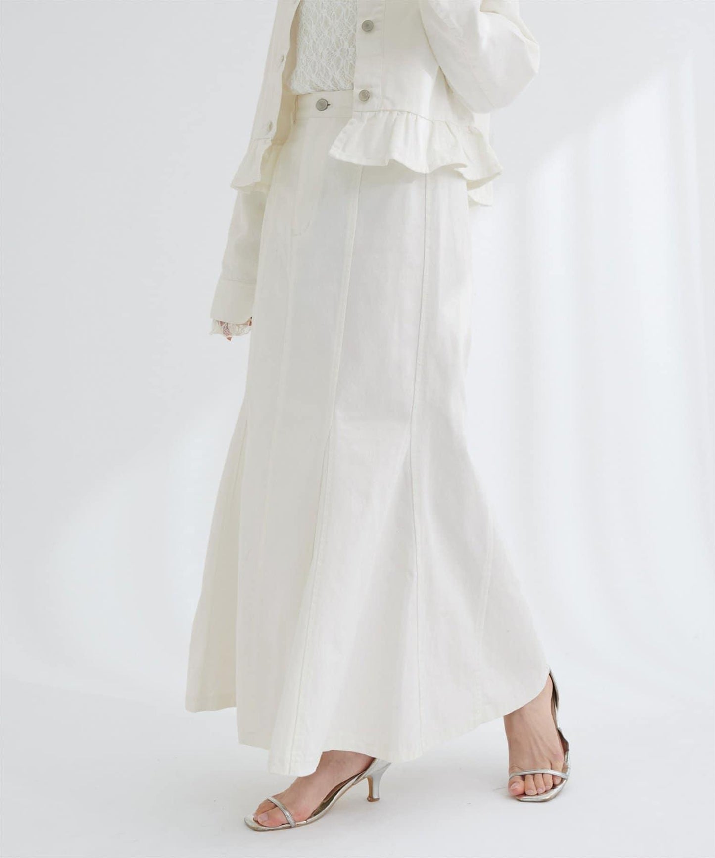 美人魚牛仔半身裙