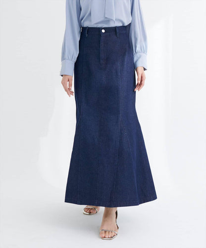 美人魚牛仔半身裙