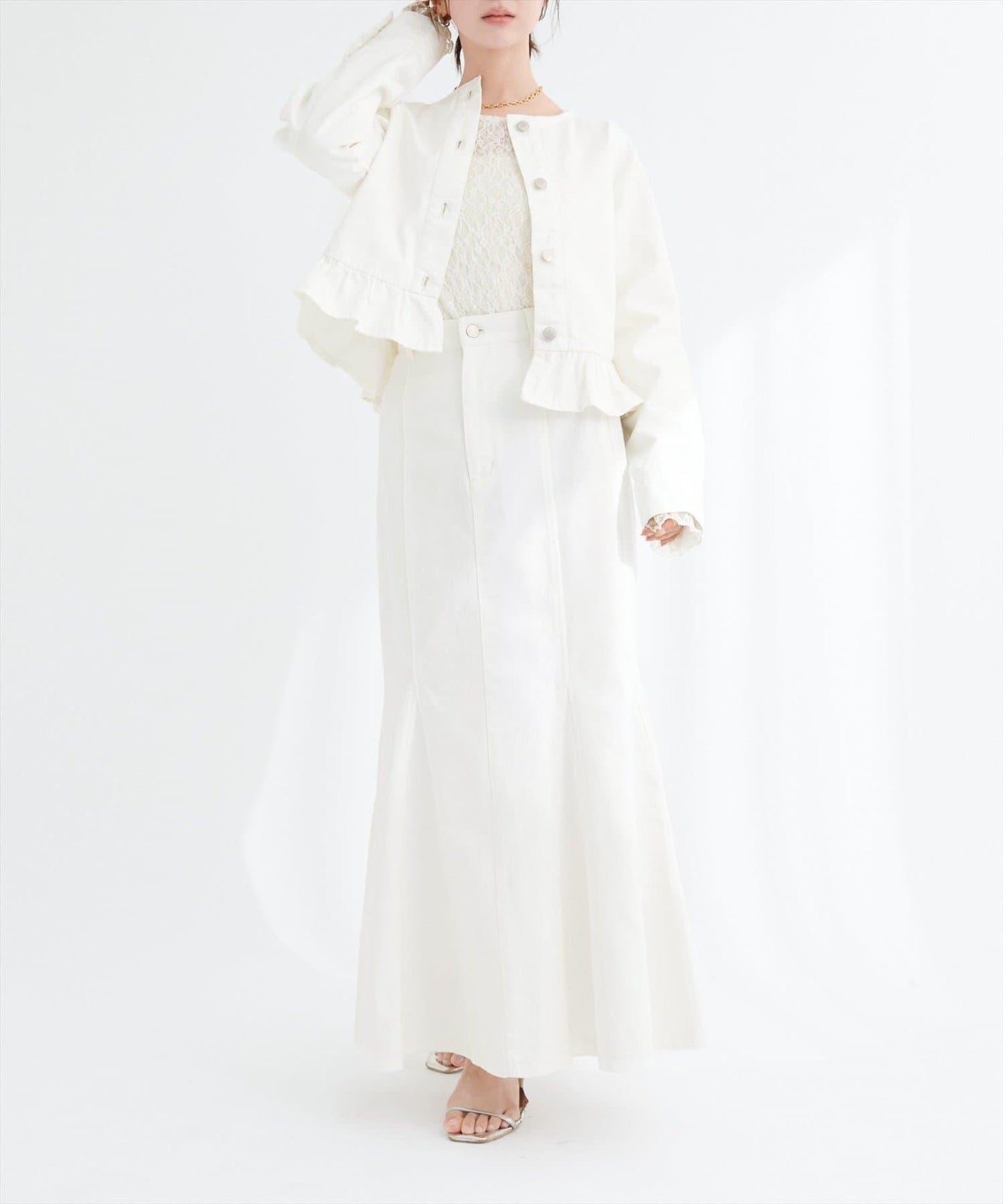 美人魚牛仔半身裙