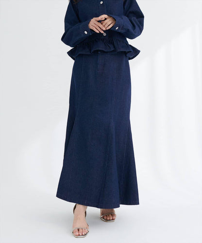 美人魚牛仔半身裙