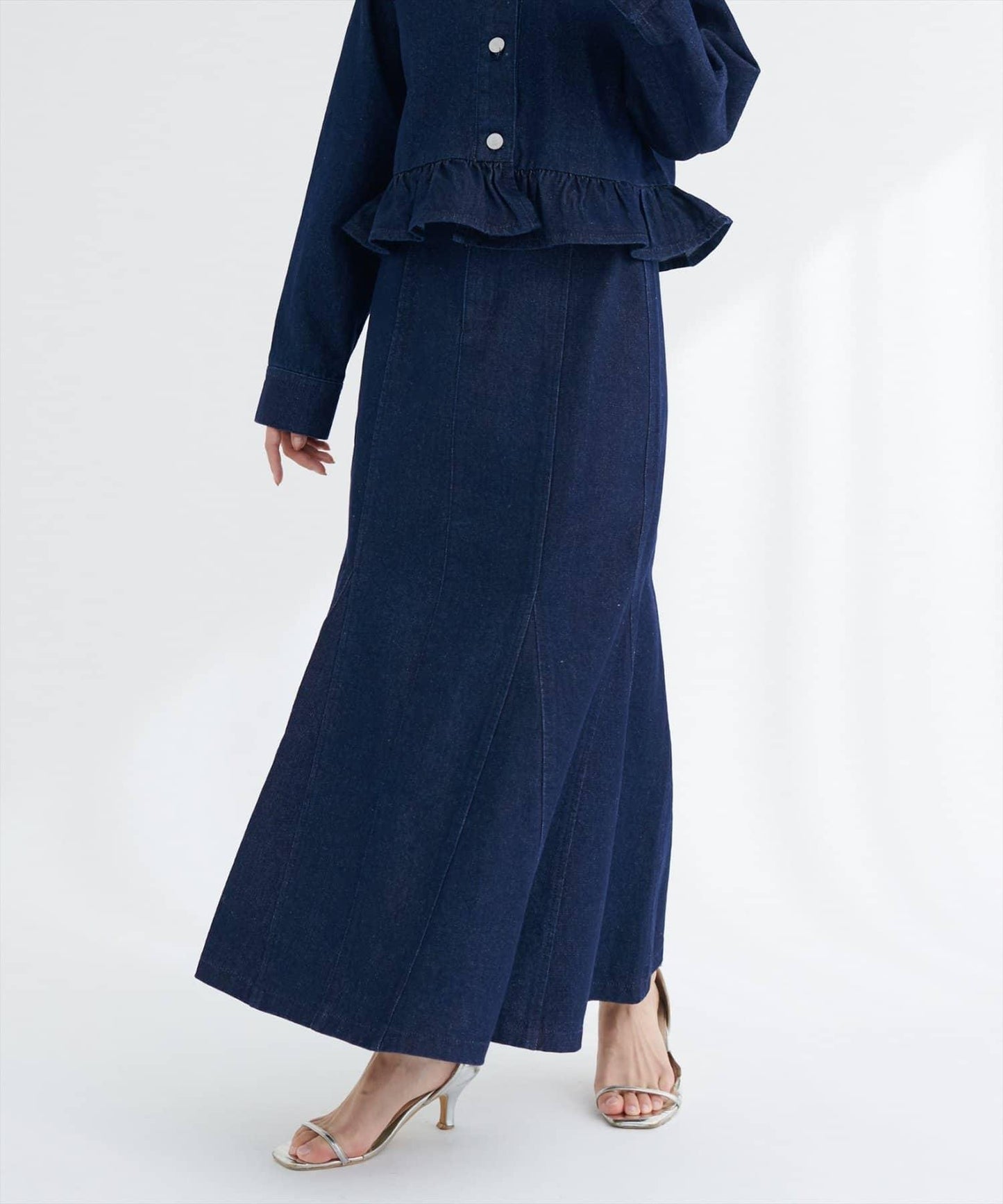 美人魚牛仔半身裙