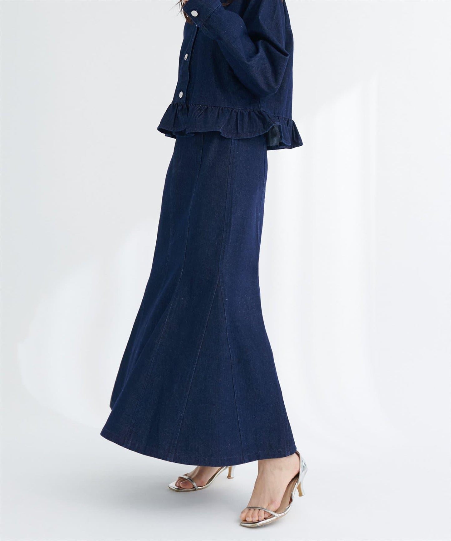 美人魚牛仔半身裙