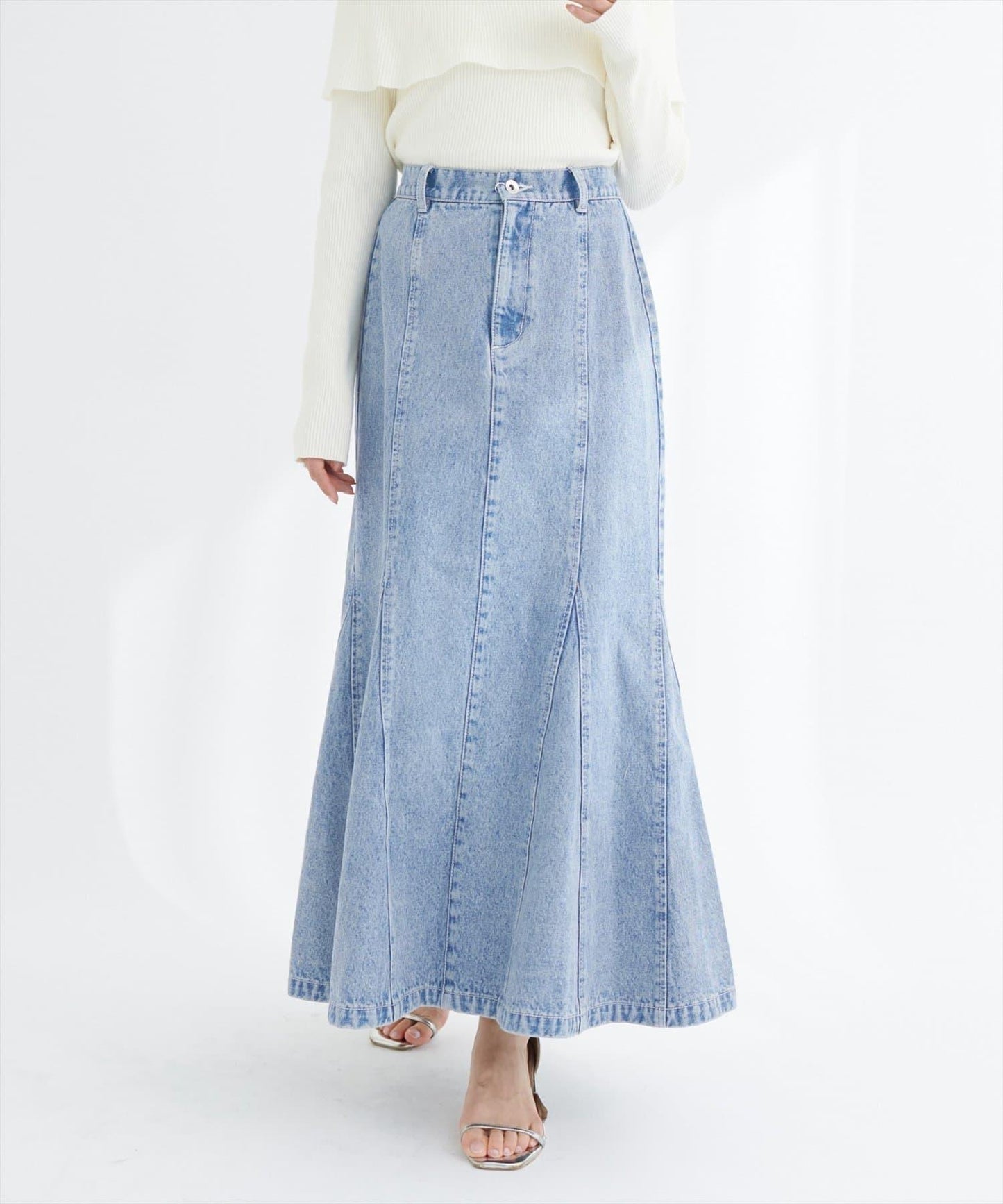 美人魚牛仔半身裙