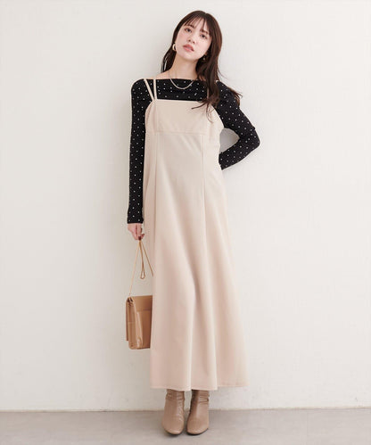 波點圖案垂墜感套頭衫