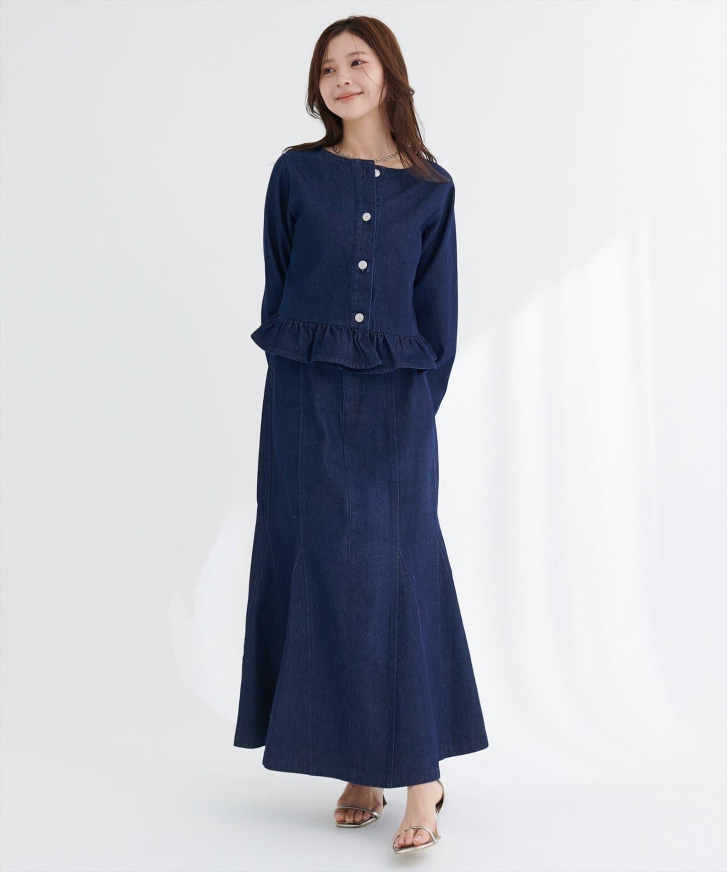 美人魚牛仔半身裙